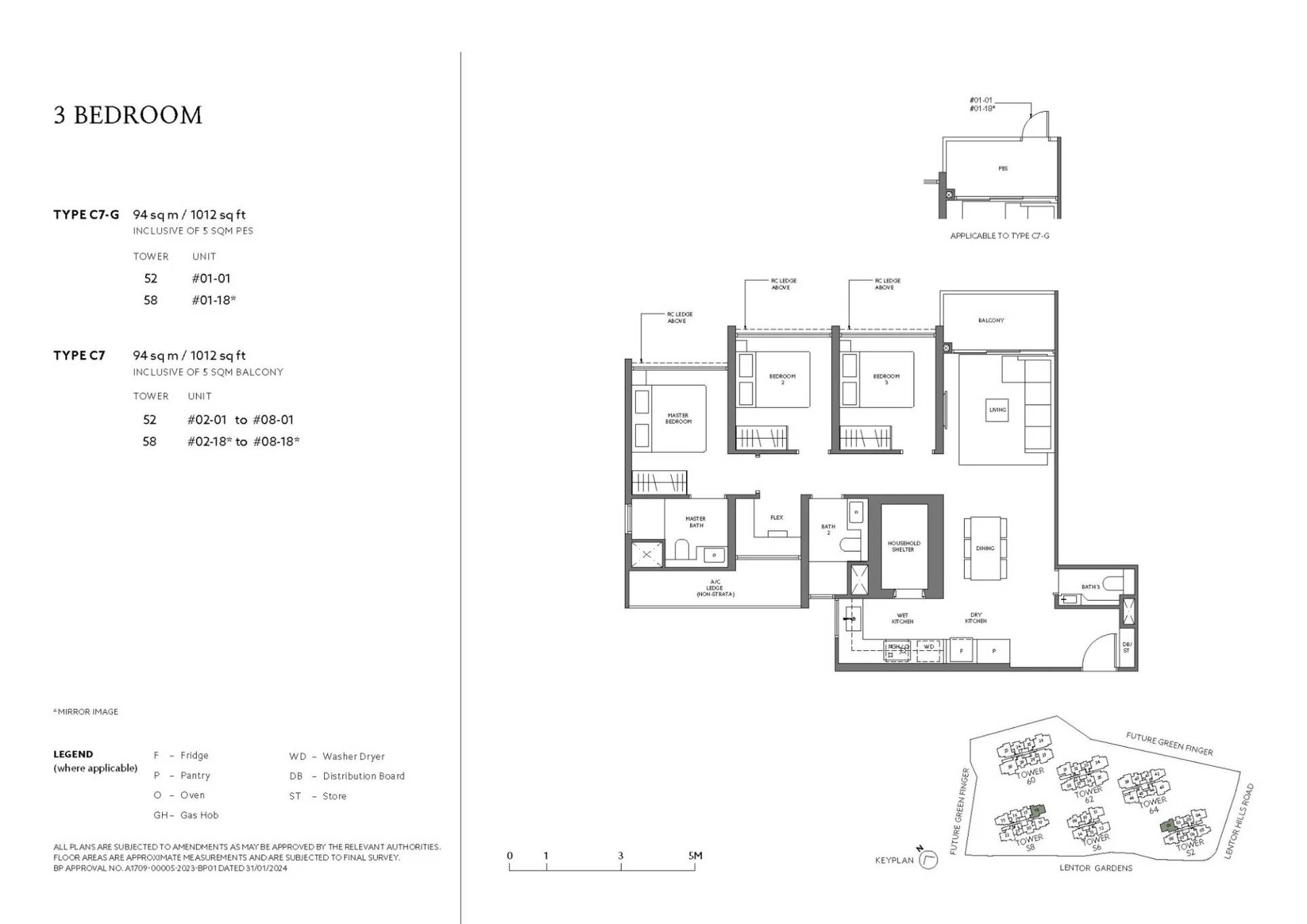 Lentor Mansion floorplan